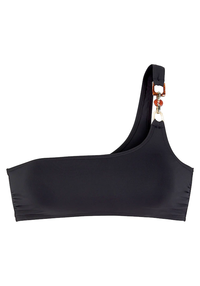 LASCANA Bustier-Bikini-Top »Yves« mit elegantem Schmuckdekor