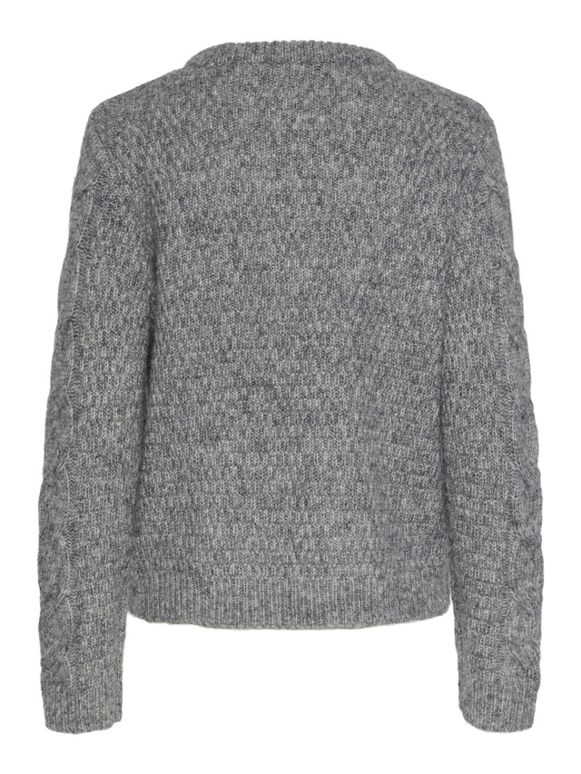 pieces Strickpullover »PCNINA LS O-NECK KNIT NOOS BC«