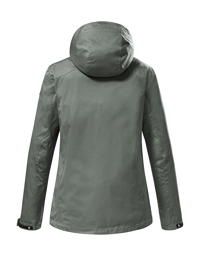 Killtec Funktionsjacke »KOS 133 KG WMN JCKT« wasserdichte Funktionsjacke in Kurzgröße: verkürzte Ärmel u Rumpf