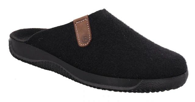 Rohde Pantoffel »SOLTAU-H« Hausschuh, Schlappen, Clog mit seitlichem Label