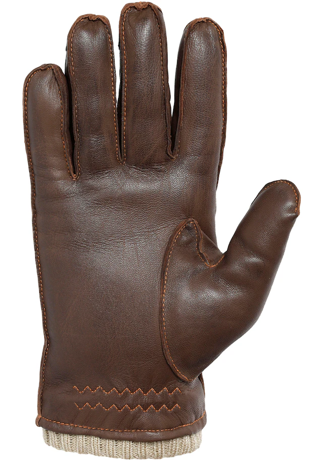 PEARLWOOD Lederhandschuhe »Wilson« Vintage Optik durch Waxfinish