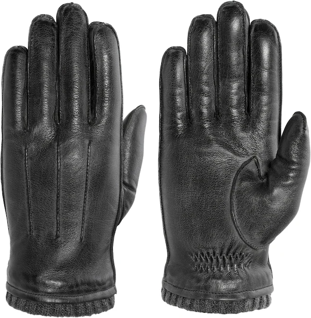 PEARLWOOD Lederhandschuhe »Wilson« Vintage Optik durch Waxfinish