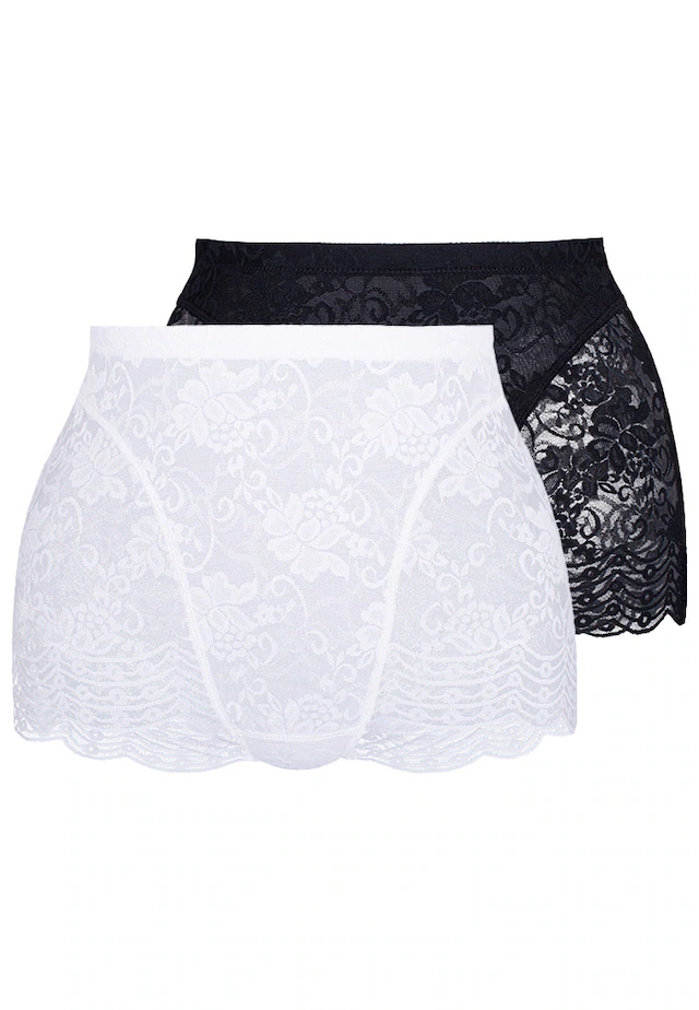 Sassa Shapingpants »Functional Lace« komplett aus elastischer, floraler Spitze, hohe Taille, leicht formend