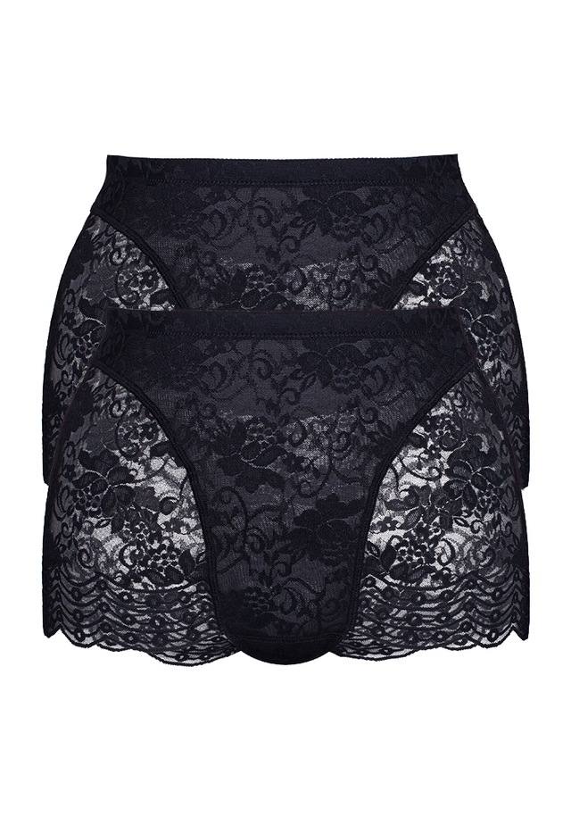 Sassa Shapingpants »Functional Lace« komplett aus elastischer, floraler Spitze, hohe Taille, leicht formend