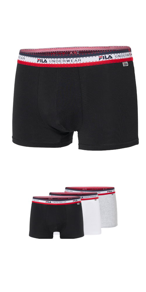 Fila Boxershorts »MAN BOXER SHORTS« elastischer Logo-Webbund, ohne Eingriff