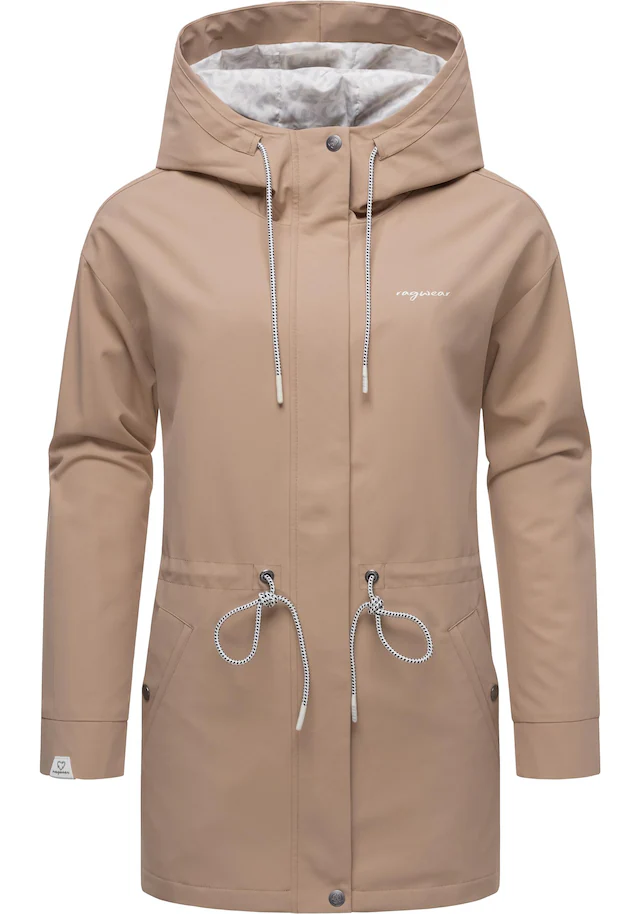 Ragwear Outdoorjacke »Urbanna Remake« mit Kapuze Wasserdichte Übergangsjacke