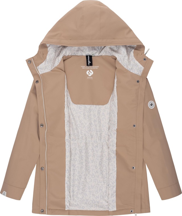 Ragwear Outdoorjacke »Urbanna Remake« mit Kapuze Wasserdichte Übergangsjacke