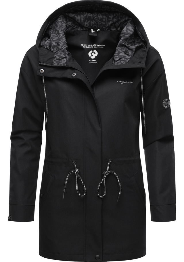 Ragwear Outdoorjacke »Urbanna Remake« mit Kapuze Wasserdichte Übergangsjacke