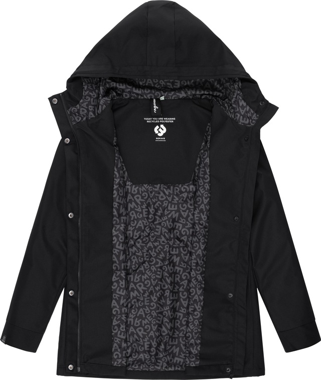 Ragwear Outdoorjacke »Urbanna Remake« mit Kapuze Wasserdichte Übergangsjacke
