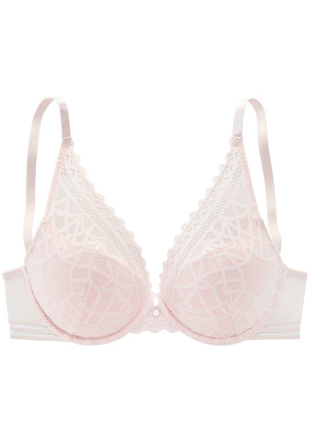 s.Oliver Push-up-BH »Milene« im edlen High-Apex Look mit graphischer Jacquardspitze, sexy Dessous