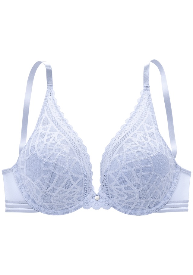 s.Oliver Push-up-BH »Milene« im edlen High-Apex Look mit graphischer Jacquardspitze, sexy Dessous