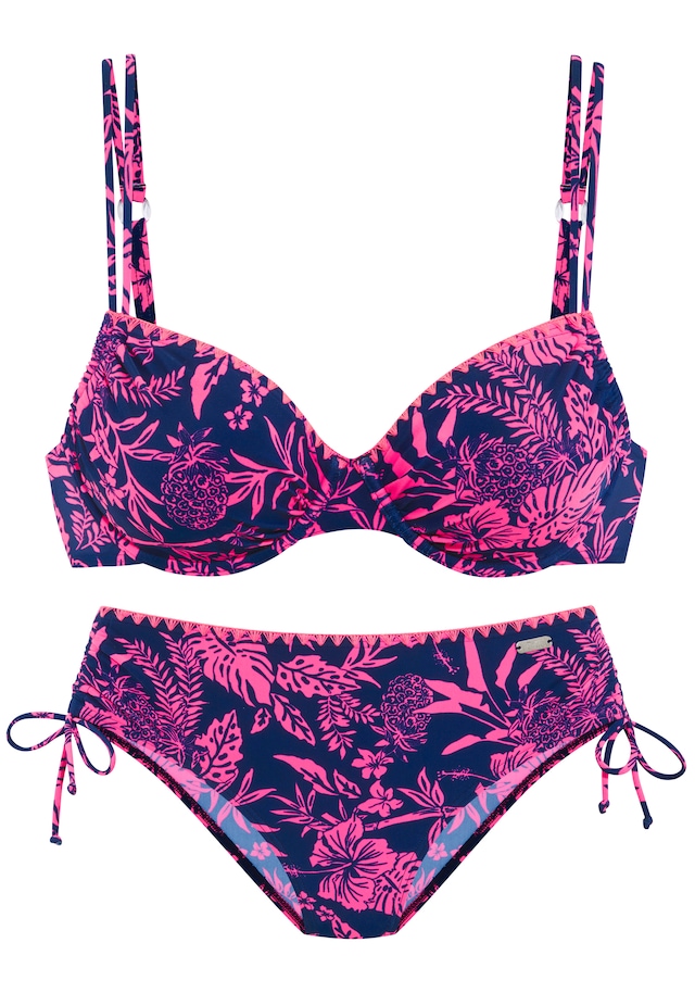 Venice Beach Bügel-Bikini »Kensi« seitlich regulierbar mit modernem Print