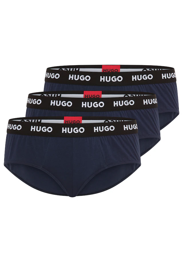 HUGO Underwear Hüftslip »HIPBRIEF TRIPLETPACK« Packung, 3 Stk. mit modischem HUGO Logo-Elastikbund