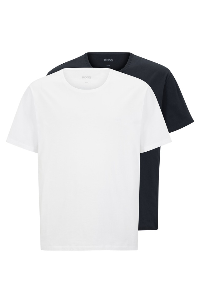 BOSS Rundhalsshirt »B-TShirtRN 2P Comfor« Packung, 2er-Pack, 2 Stk. mit tonalen Logo