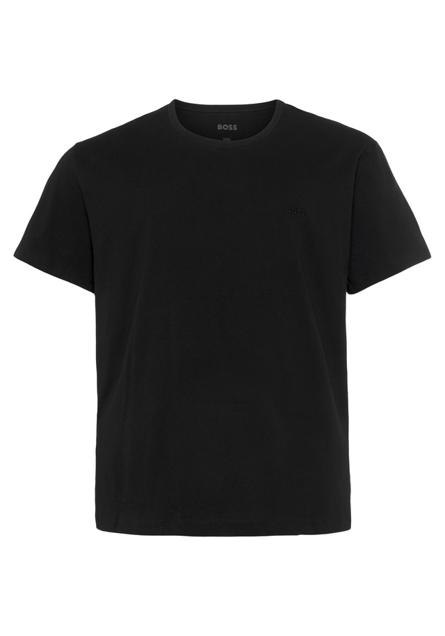 BOSS Rundhalsshirt »B-TShirtRN 2P Comfor« Packung, 2er-Pack, 2 Stk. mit tonalen Logo