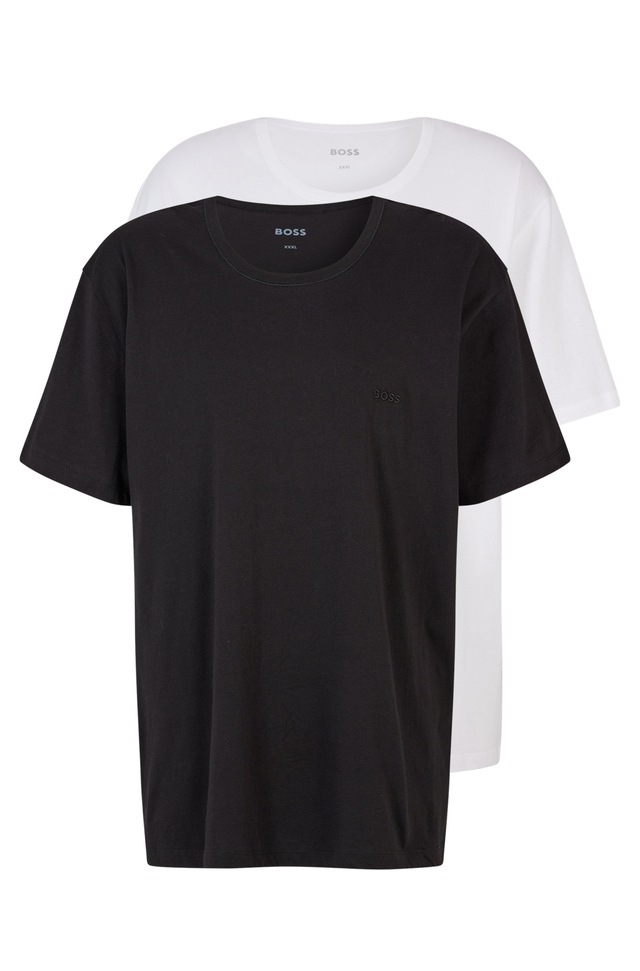 BOSS Rundhalsshirt »B-TShirtRN 2P Comfor« Packung, 2er-Pack, 2 Stk. mit tonalen Logo
