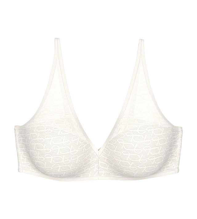 Triumph Bügelloser BH »Signature Sheer P EX« Monogramm-Tüll und zarte Spitzendetails am Rücken
