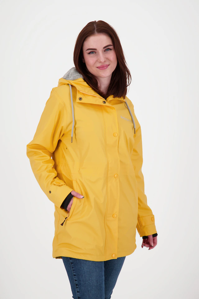 DEPROC Active Regenjacke »Friesennerz ELLESMERE WOMEN« mit Kapuze auch in Großen Größen erhältlich