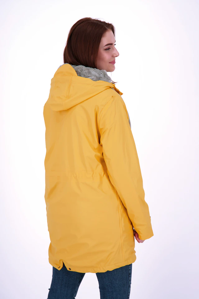 DEPROC Active Regenjacke »Friesennerz ELLESMERE WOMEN« mit Kapuze auch in Großen Größen erhältlich