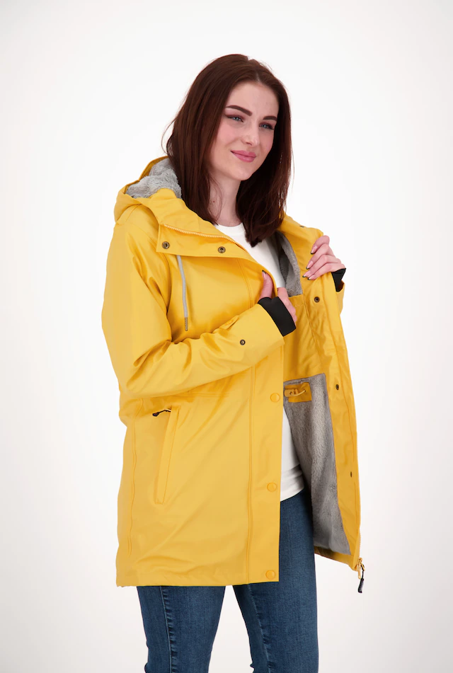 DEPROC Active Regenjacke »Friesennerz ELLESMERE WOMEN« mit Kapuze auch in Großen Größen erhältlich