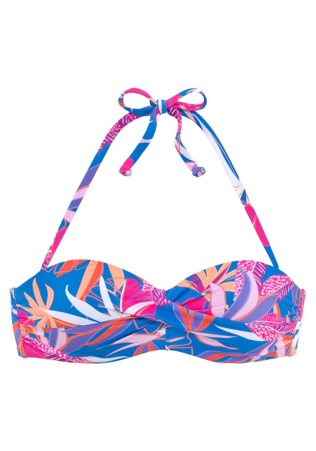 Buffalo Bügel-Bandeau-Bikini-Top »Soleil« mit gedrehter Optik