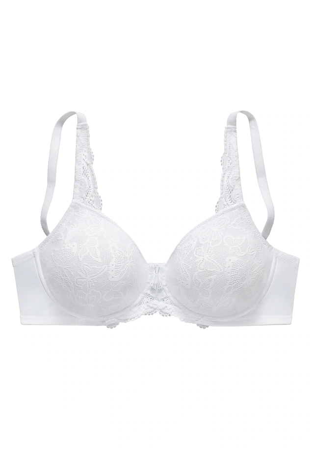 Nuance by Lascana Minimizer-BH », BH mit Bügel, mit Spitzenträgern« mit Schmetterlingsmotiv, große Größen