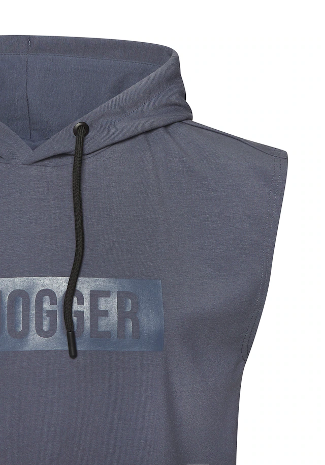 le jogger® Kapuzenpullover mit Druck und Kordelzug