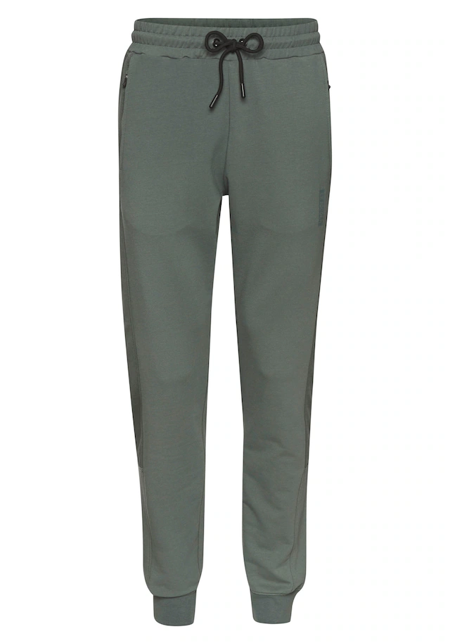 le jogger® Sweatpants mit farblichen Einsatz und Reißverschlusstaschen