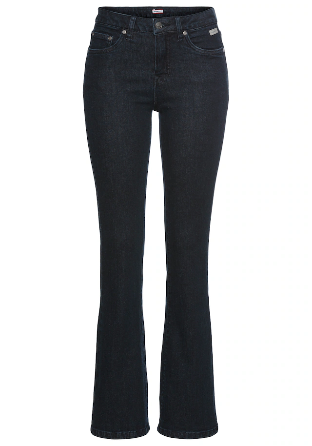 KangaROOS Bootcut-Jeans mit ausgestellter Beinform, aus Baumwolle und Elasthan