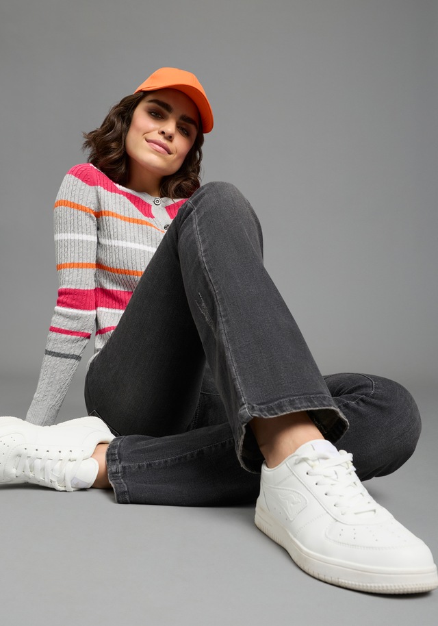 KangaROOS Bootcut-Jeans mit ausgestellter Beinform, aus Baumwolle und Elasthan