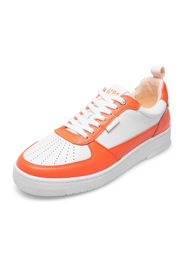 N91 Sneaker »Bball M AB Herrensneaker« Turnschuh Leder handgefertigt, sportlicher Freizeitschuh Herren