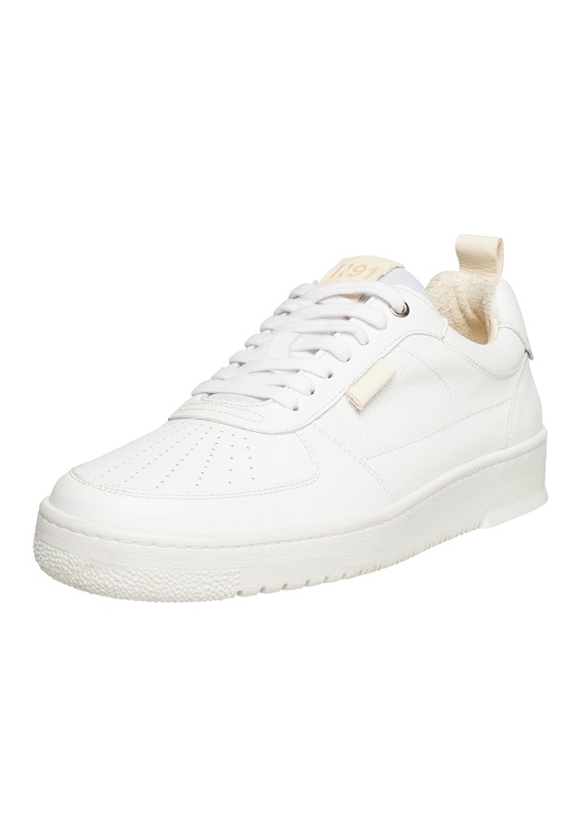 N91 Sneaker »Bball M AB Herrensneaker« Turnschuh Leder handgefertigt, sportlicher Freizeitschuh Herren