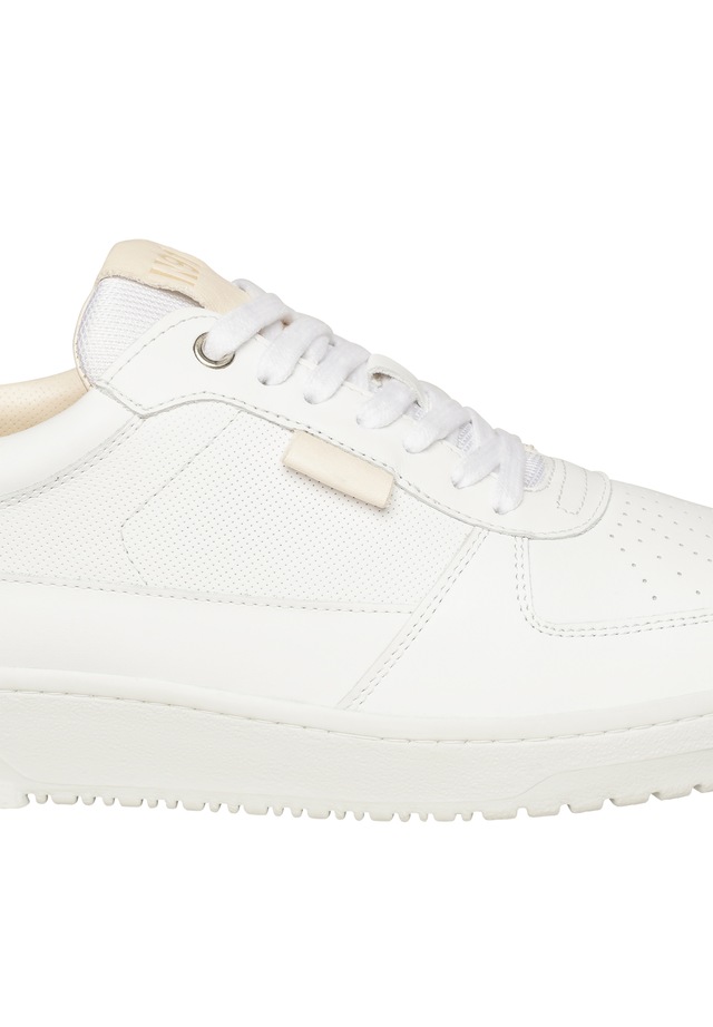 N91 Sneaker »Bball M AB Herrensneaker« Turnschuh Leder handgefertigt, sportlicher Freizeitschuh Herren