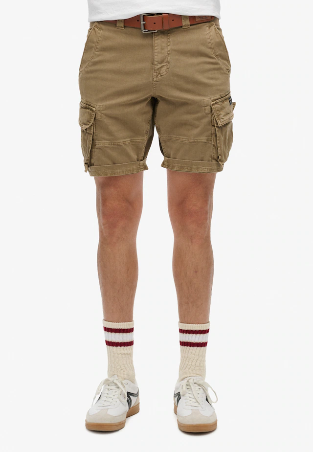 Superdry Cargobermudas »CORE CARGO SHORT« Straight Fit, mit Reißverschluss und 1-Knopf-Verschluss, knielang