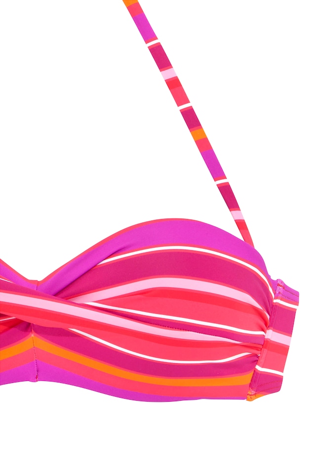 s.Oliver Bügel-Bandeau-Bikini-Top »Fun« im trendigen Streifen-Design
