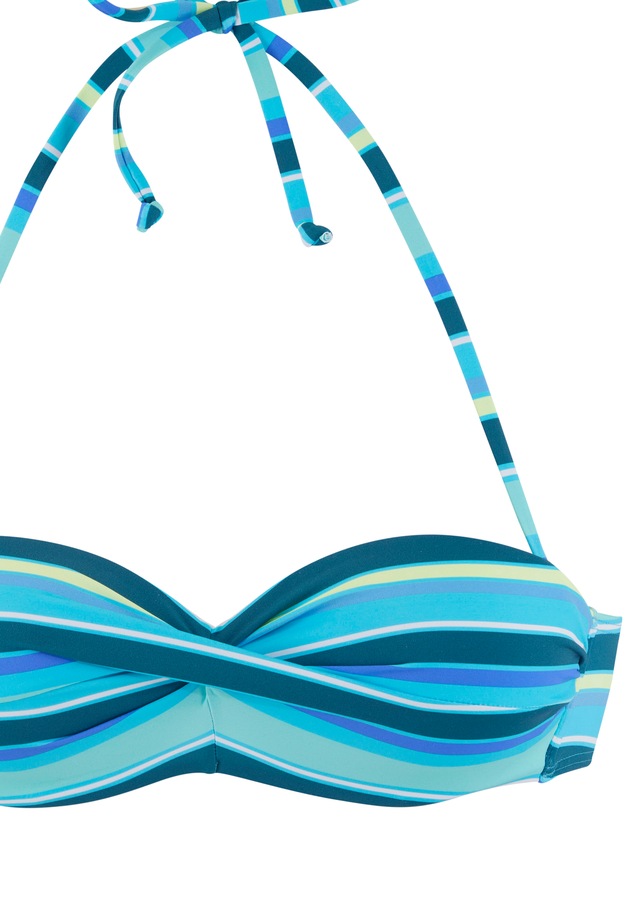 s.Oliver Bügel-Bandeau-Bikini-Top »Fun« im trendigen Streifen-Design