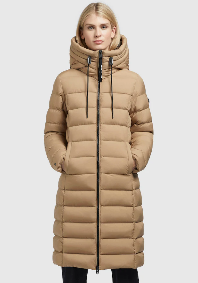 khujo Steppmantel »AETHE« Taschenbeutel aus Fleece