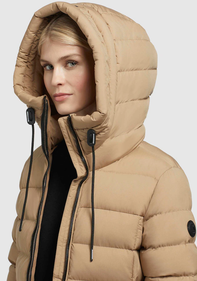 khujo Steppmantel »AETHE« Taschenbeutel aus Fleece