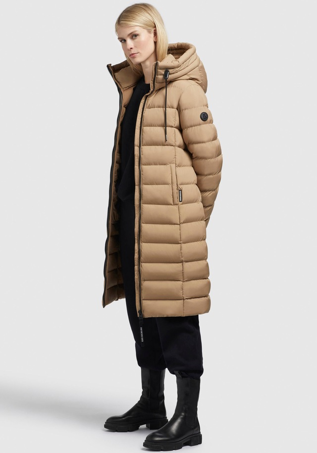 khujo Steppmantel »AETHE« Taschenbeutel aus Fleece