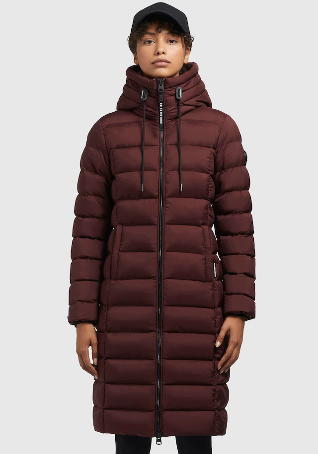 khujo Steppmantel »AETHE« Taschenbeutel aus Fleece