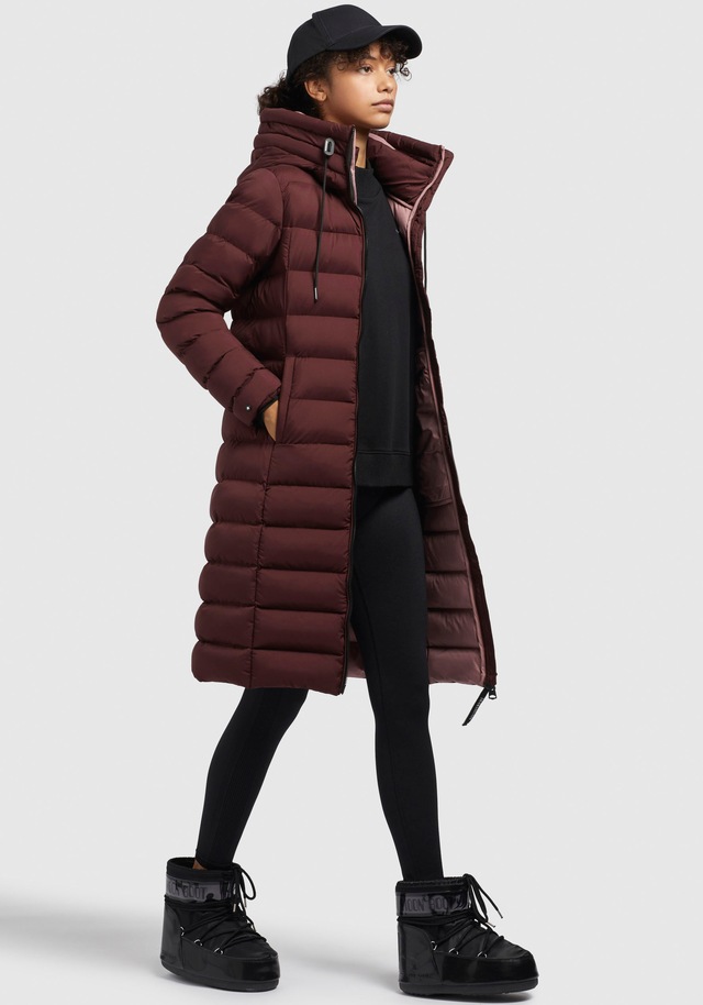 khujo Steppmantel »AETHE« Taschenbeutel aus Fleece