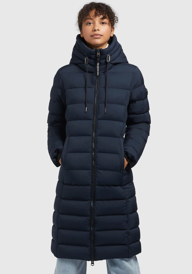 khujo Steppmantel »AETHE« Taschenbeutel aus Fleece