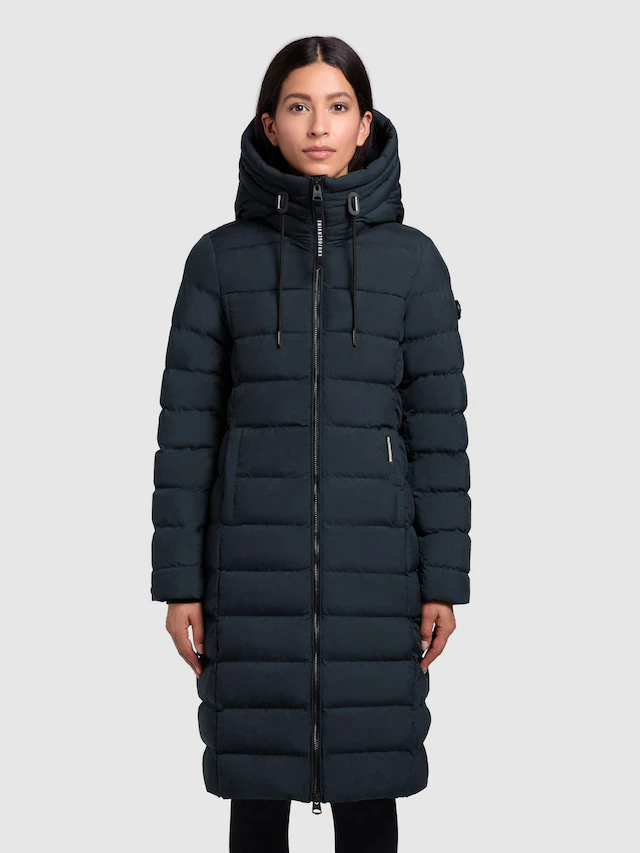 khujo Steppmantel »AETHE« Taschenbeutel aus Fleece