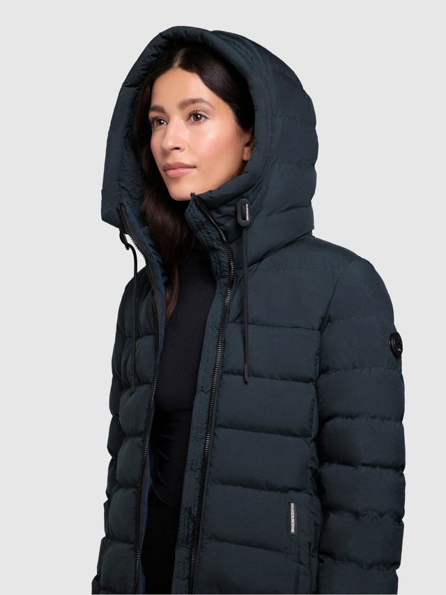 khujo Steppmantel »AETHE« Taschenbeutel aus Fleece