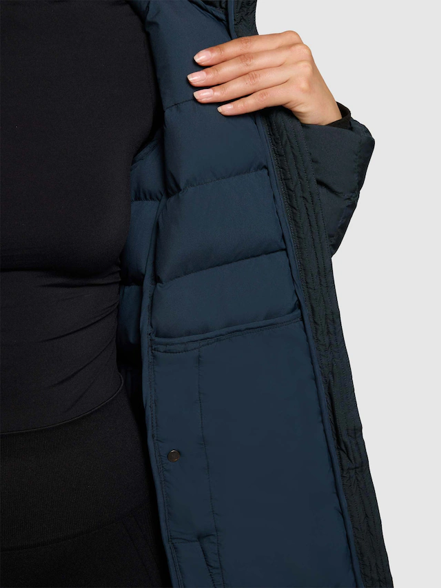 khujo Steppmantel »AETHE« Taschenbeutel aus Fleece