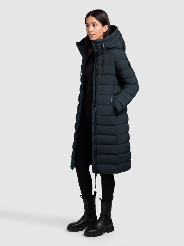 khujo Steppmantel »AETHE« Taschenbeutel aus Fleece