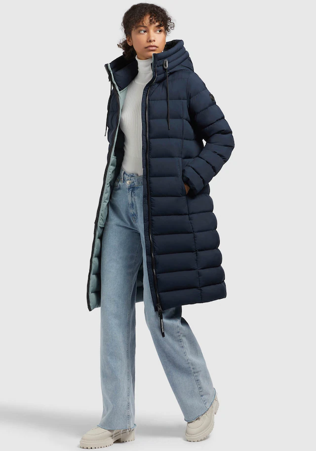 khujo Steppmantel »AETHE« Taschenbeutel aus Fleece