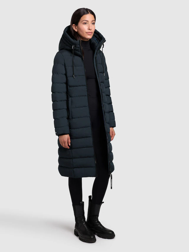 khujo Steppmantel »AETHE« Taschenbeutel aus Fleece