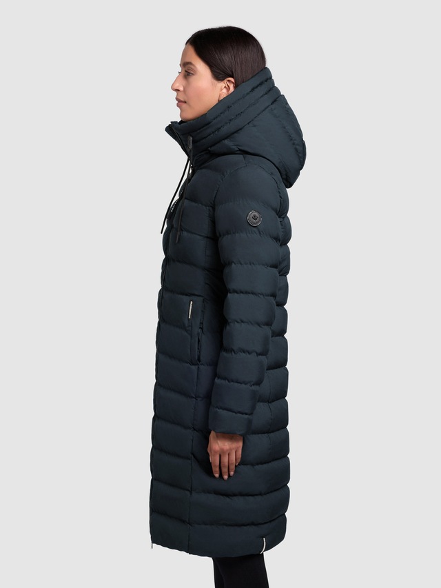 khujo Steppmantel »AETHE« Taschenbeutel aus Fleece