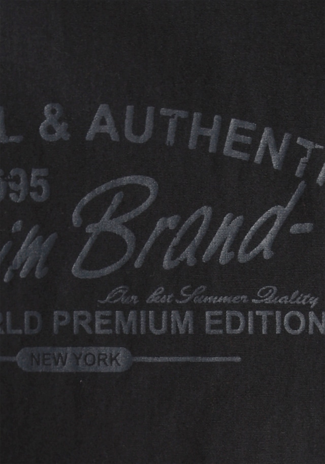 Man's World Kurzarmhemd mit kleinem Brustprint